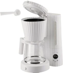 Alessi Filter-koffiezetapparaat Plissé - 1.5 Liter - Zwart - Michele De Lucchi - MDL14 B -Speciaalzaken Voor Keukengerei 0013 MDL14 W 03 1x1 300dpi 1250pxl