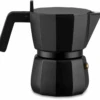 Alessi Percolator Moka Black - DC06/3 B - 3 Kops - Door David Chipperfield -Speciaalzaken Voor Keukengerei 01 DC06 B