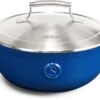 Saveur Selects Hapjespan Voyage - Classic Blue - ø 25 Cm / 3.3 Liter - Geëmailleerde Anti-aanbaklaag -Speciaalzaken Voor Keukengerei 1 1 12