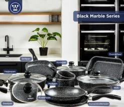 Westinghouse Pannenset Black Marble (Grillpan 28 Cm + Wokpan ø 30 Cm) - Inductie En Alle Andere Warmtebronnen -Speciaalzaken Voor Keukengerei 1200x1036 1