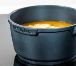 Westinghouse Pannenset Performance (Koekenpan ø 24 En 28 Cm + Steelpan ø 18 Cm) - Blauw - Inductie En Alle Andere Warmtebronnen -Speciaalzaken Voor Keukengerei 1200x1040