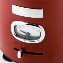 Westinghouse Retro Waterkoker + Broodrooster 4 Sleuven + Blender - Rood -Speciaalzaken Voor Keukengerei 1200x1200 169