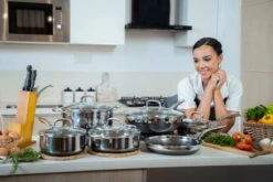 Westinghouse Pannenset Black Signature (Kookpan + Hapjespan ø 24 Cm + Wokpan ø 32 Cm) - Inductie En Alle Andere Warmtebronnen -Speciaalzaken Voor Keukengerei 1200x800 31