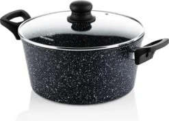 Westinghouse Kookpannenset Black Marble - ø 24 En 28 Cm - Inductie En Alle Andere Warmtebronnen -Speciaalzaken Voor Keukengerei 1200x862