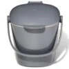 OXO Good Grips Afvalemmer Grijs 3 Liter -Speciaalzaken Voor Keukengerei 13295900 Compostemmer3LiterGrijs 1