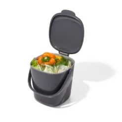 OXO Good Grips Afvalemmer Grijs 3 Liter -Speciaalzaken Voor Keukengerei 13295900 Compostemmer3LiterGrijs4 4