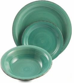 Villa D'Este Serviesset Baita - Colori Caldi - 18-delig / 6 Personen -Speciaalzaken Voor Keukengerei 2171740 e