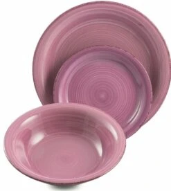 Villa D'Este Serviesset Baita - Colori Caldi - 18-delig / 6 Personen -Speciaalzaken Voor Keukengerei 2171740 f