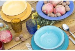 Villa D'Este Serviesset Baita - Colori Caldi - 18-delig / 6 Personen -Speciaalzaken Voor Keukengerei 2171740a