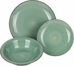 Villa D'Este Serviesset Baita - Greenery - 12-delig / 4 Personen -Speciaalzaken Voor Keukengerei 2191636 c