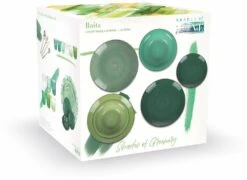 Villa D'Este Serviesset Baita - Greenery - 12-delig / 4 Personen -Speciaalzaken Voor Keukengerei 2191636s