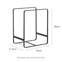 Yamazaki Organiser Tower Zwart -Speciaalzaken Voor Keukengerei 2269 dims eu 1000x