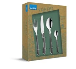 Amefa Bestekset Eclat - Leigrijs - 24-delig / 6 Personen -Speciaalzaken Voor Keukengerei 2294SLTR42C71 4