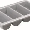 Bestekbak Grijs 4-Vaks GN 1/1 -Speciaalzaken Voor Keukengerei 306c763636d7fdadc71eaa1e10ea60d8