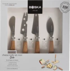 Boska Kaasmessenset Mini Oslo 11 Boska Kaasmessenset Mini Oslo -Speciaalzaken Voor Keukengerei 320218 cheese knife set mini oslo