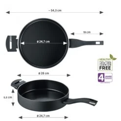 Berndes Hapjespan B.Green - ø 28 Cm / 3.5 Liter - Standaard Anti-aanbaklaag -Speciaalzaken Voor Keukengerei 35455 Product 1920x19205B15D