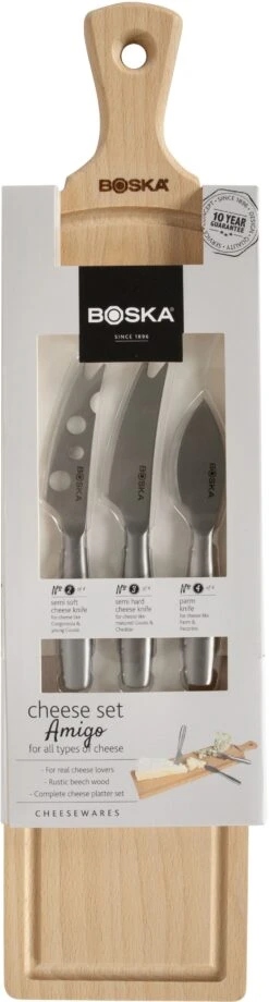 Boska Kaasset Amigo 35 X 11 Cm -Speciaalzaken Voor Keukengerei 358208 Cheese Set Amigo Tapas
