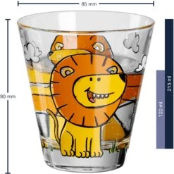 Leonardo Kinderglas Set Bambini Leeuw 215 Ml - 3-Delig -Speciaalzaken Voor Keukengerei 4002541178992 01