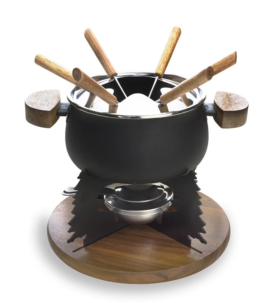 Cosy & Trendy Fondueset - 6 Personen - Zwart - 2 Liter 3 Cosy & Trendy Fondueset - 6 Personen - Zwart - 2 Liter