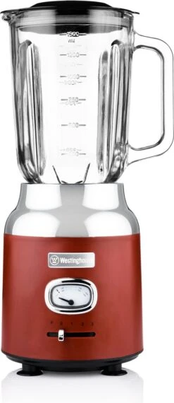 Westinghouse Retro Waterkoker + Broodrooster 2 Sleuven + Blender - Rood -Speciaalzaken Voor Keukengerei 520x1200