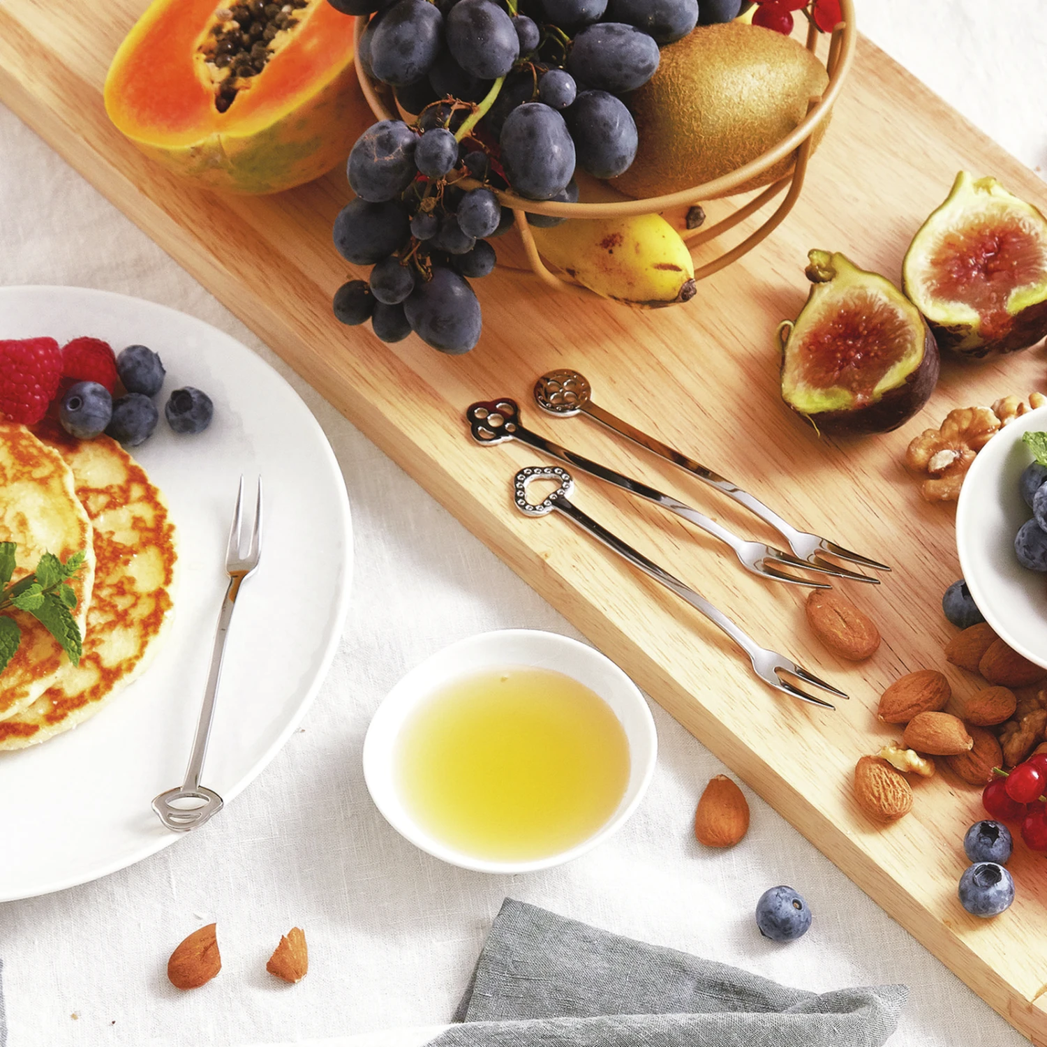 Sambonet Koffielepels Party Items Zilver 6 Stuks 5 Sambonet Koffielepels Party Items Zilver 6 Stuks - Afbeelding 3