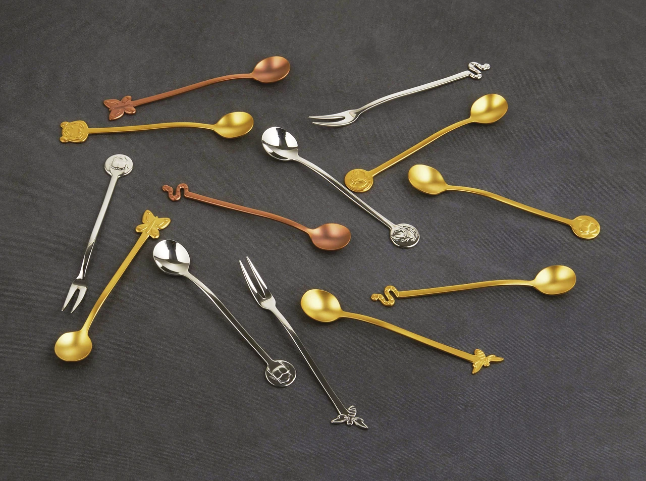 Sambonet Koffielepels Party Items Zilver 6 Stuks 4 Sambonet Koffielepels Party Items Zilver 6 Stuks - Afbeelding 2