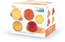 Villa D'Este Serviesset Baita - Sunset - 12-delig / 4 Personen -Speciaalzaken Voor Keukengerei 5909336s