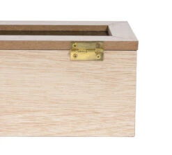 Sakura Tea Theedoos - Hout - 6-vaks - Met Fluweel - 43 X 9 Cm -Speciaalzaken Voor Keukengerei 6 6 vaks lang 10