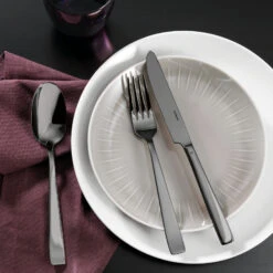 Sambonet Bestekset Flat - Zwart - 30 Delig / 6 Personen -Speciaalzaken Voor Keukengerei 62712BN1 amb01