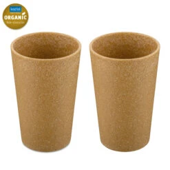 Koziol Bekers Connect Bruin 350 Ml - 2 Stuks -Speciaalzaken Voor Keukengerei 7022702 bio circular