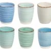 Studio Tavola Koffiekopjes Ocean Blue 160 Ml - 6 Stuks 1 Studio Tavola Koffiekopjes Ocean Blue 160 Ml - 6 Stuks -Speciaalzaken Voor Keukengerei 712442745570