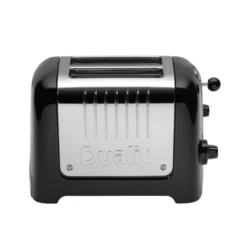 Dualit Broodrooster Lite - Extra Brede Sleuven - Gloss Black - D26225 8 Dualit Broodrooster Lite - Extra Brede Sleuven - Gloss Black - D26225 -Speciaalzaken Voor Keukengerei 85735 lite 2 slot black front web