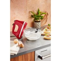 KitchenAid Handmixer - 6 Standen - Keizerrood - 5KHM6118EER -Speciaalzaken Voor Keukengerei 859711634750 1