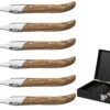 Jay Hill Steakvorken Laguiole - Olijfhout - 6 Stuks -Speciaalzaken Voor Keukengerei 8720364450892 2