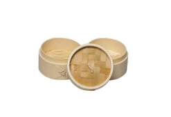 Sareva Stoommandje Bamboe 2-laags - ø 10 Cm -Speciaalzaken Voor Keukengerei 8720364451066 2