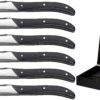 Jay Hill Steakmessen Laguiole - Zwart - 6 Stuks 1 Jay Hill Steakmessen Laguiole - Zwart - 6 Stuks -Speciaalzaken Voor Keukengerei 8720364453473
