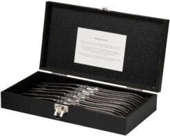 Jay Hill Steakmessen Laguiole - Zwart - 6 Stuks -Speciaalzaken Voor Keukengerei 8720364453473 6