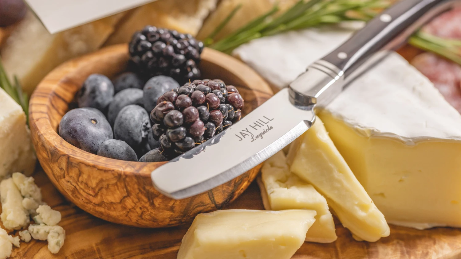 Jay Hill Kaasmessenset Laguiole - Zwart - 3 Stuks 5 Jay Hill Kaasmessenset Laguiole - Zwart - 3 Stuks - Afbeelding 3