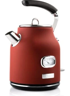Westinghouse Retro Waterkoker + Broodrooster 2 Sleuven + Staafmixer - Rood -Speciaalzaken Voor Keukengerei 885x1200 5