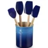 Le Creuset Spatelset - Met Spatelpot - Premium - Azure - 5-delig