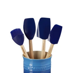 Le Creuset Spatelset - Met Spatelpot - Premium - Azure - 5-delig -Speciaalzaken Voor Keukengerei 91057001220000 alt1