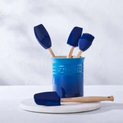 Le Creuset Spatelset - Met Spatelpot - Premium - Azure - 5-delig -Speciaalzaken Voor Keukengerei 91057001220000 alt3