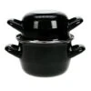 Cosy & Trendy Mosselpan - Zwart - ø 12 Cm / 900 Ml -Speciaalzaken Voor Keukengerei 94d6d841a1f06afb96c230521b1577f9