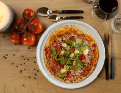 Jay Hill Pizzaborden Speckle White - ø 32 Cm - 4 Stuks -Speciaalzaken Voor Keukengerei AR7A5892