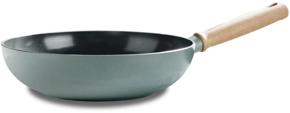 GreenPan Wokpan Mayflower - ø 28 Cm / 3.6 Liter - Keramische Anti-aanbaklaag 3 GreenPan Wokpan Mayflower - ø 28 Cm / 3.6 Liter - Keramische Anti-aanbaklaag