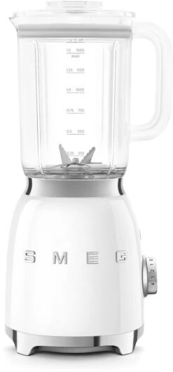 SMEG Blender - 800 W - Wit- 1.5 Liter - BLF03WHEU