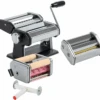 Blackwell Pastamachine Set (met 2 Opzetstukken) - Zwart -Speciaalzaken Voor Keukengerei BW Pastamachine zwart