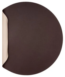 Jay Hill Placemat - Vegan Leer - Bruin / Zand - Dubbelzijdig - ø 38 Cm -Speciaalzaken Voor Keukengerei CL.117991 2