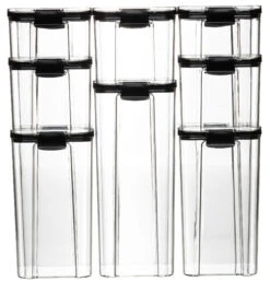 Sareva Voorraadpotten Set - Kunststof - 8 Delige Set -Speciaalzaken Voor Keukengerei COOK3048 Edit