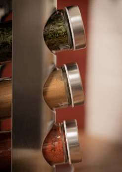 Blackwell Kruidenrek / Kruidencarrousel - Inclusief 12 Kruidenpotjes - RVS -Speciaalzaken Voor Keukengerei COOK4379